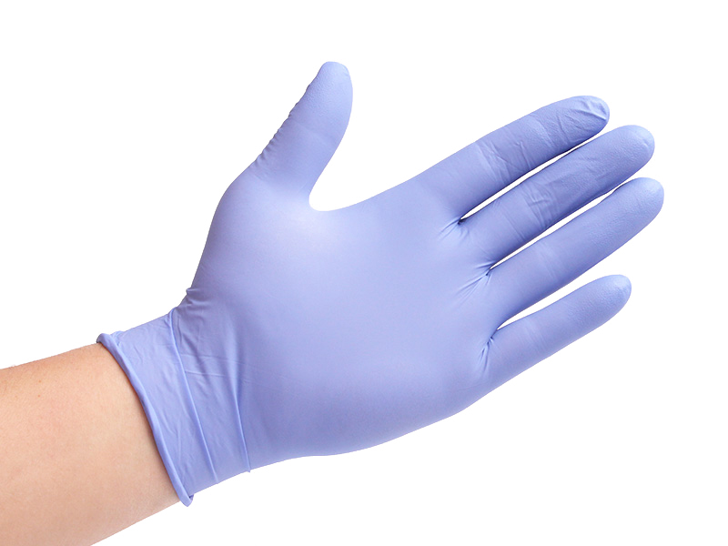 gants jetables en nitrile de qualité médicale sans poudre 