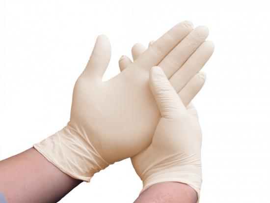 gants synthétiques médicaux jetables